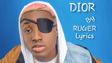 dior by ruger lyrics|dior ruger remix.